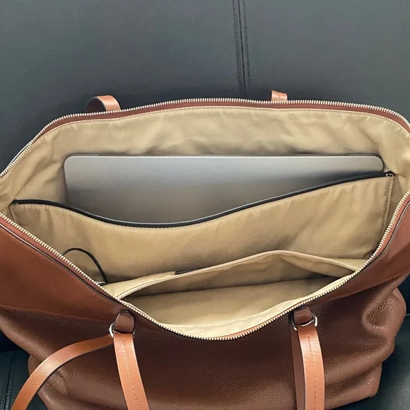 Rebecca Minkoff Brown Leather Tote Bag - Picture 13 of 15